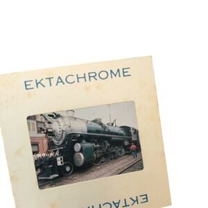 35mm Railroad Slide Locomotive Engine 1950s Ektachrome